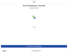 Tablet Screenshot of newchinaannandale.com